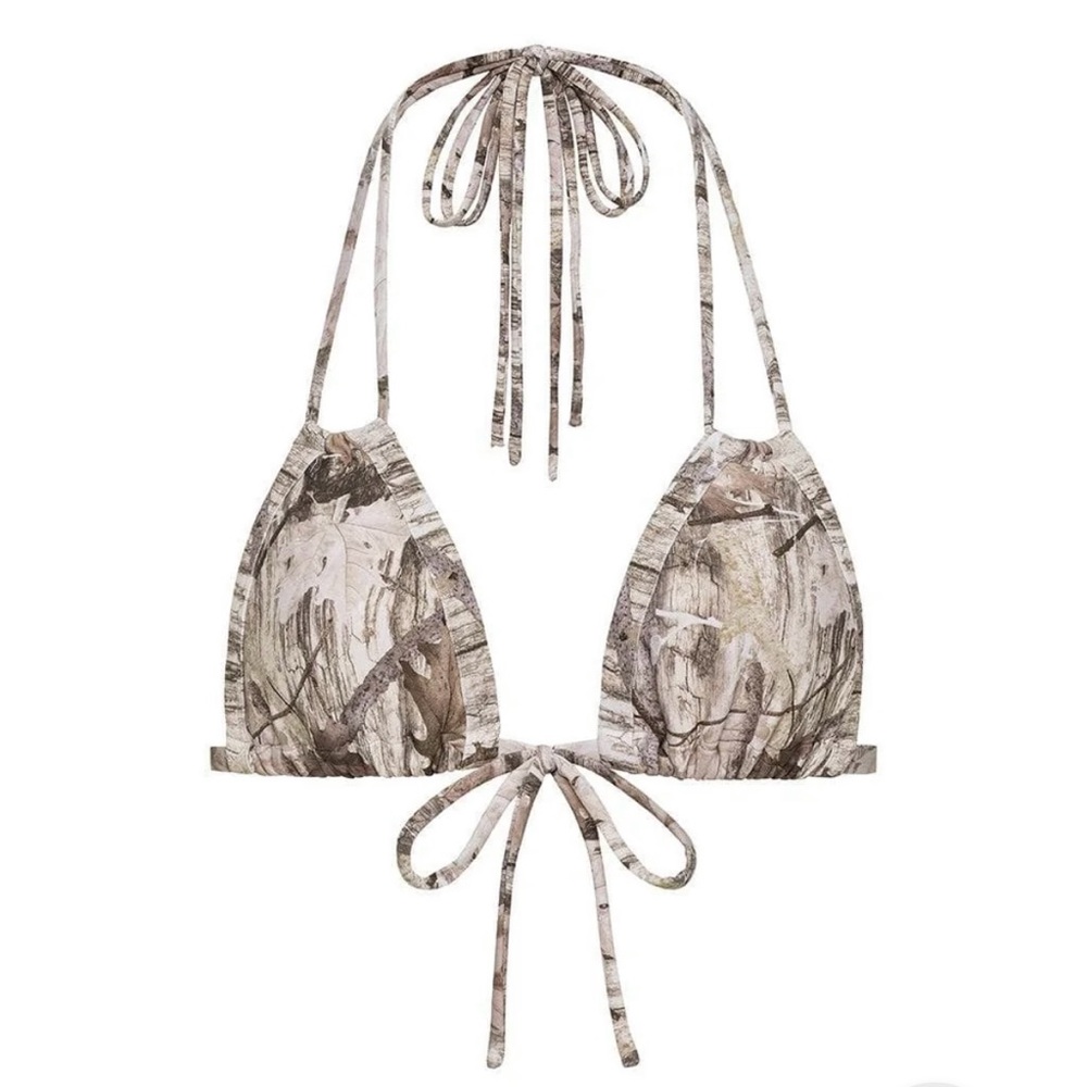 Montce Camo Euro Bow Bikini Top